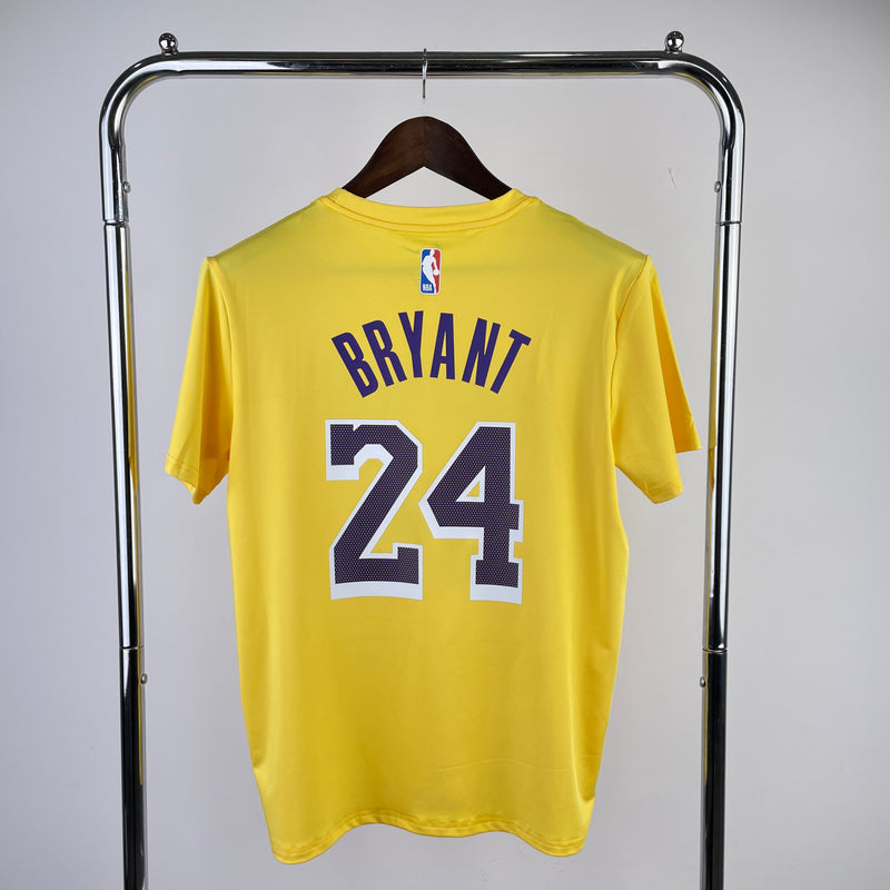 Camisa LA Lakers Casual Edition Nike Authentic Bryant 24 - Amarela